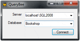 Figure 5. QueryBee – The database connection dialog. Figure 5. QueryBee – The database connection dialog.