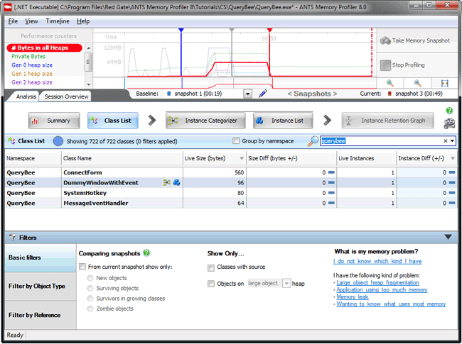 Figure 19. Class list for the QueryBee namespace. Figure 19. Class list for the QueryBee namespace.