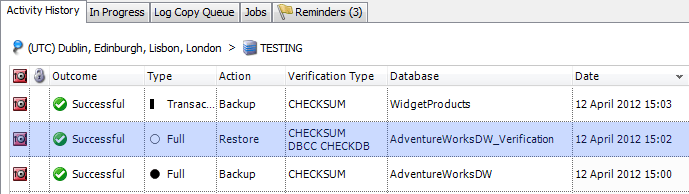 Review the verification results Review the verification results