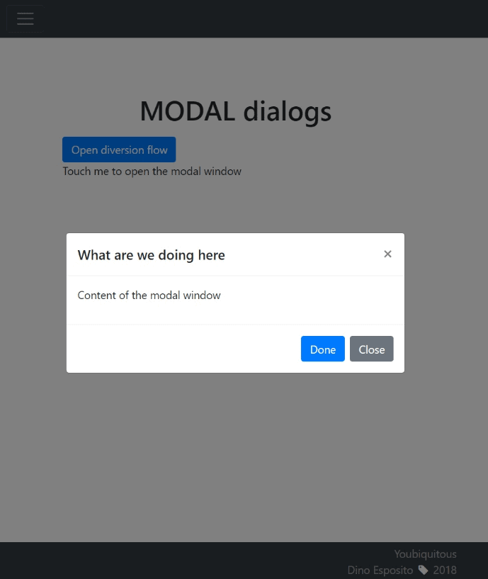 Using Modal Dialog Boxes in Bootstrap 4 - Simple Talk