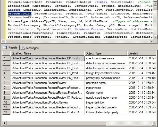 Exploring SQL Server table metadata with SSMS and TSQL - Simple Talk
